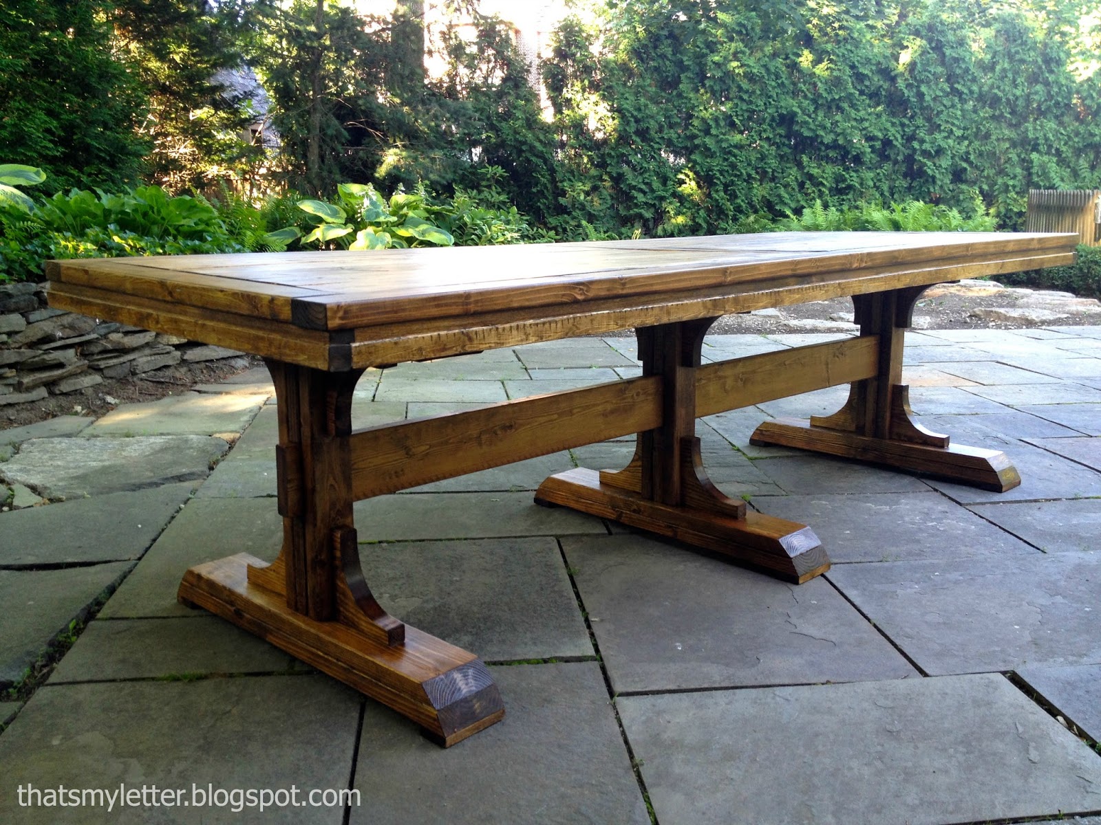 hardwood kitchen table plans